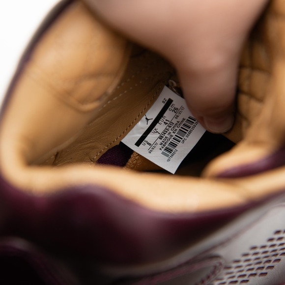 Jordan 5 Retro Premium Bordeaux M sz 8 Sneakers 881432-612 Wine Red Sneakers - Picture 9 of 10